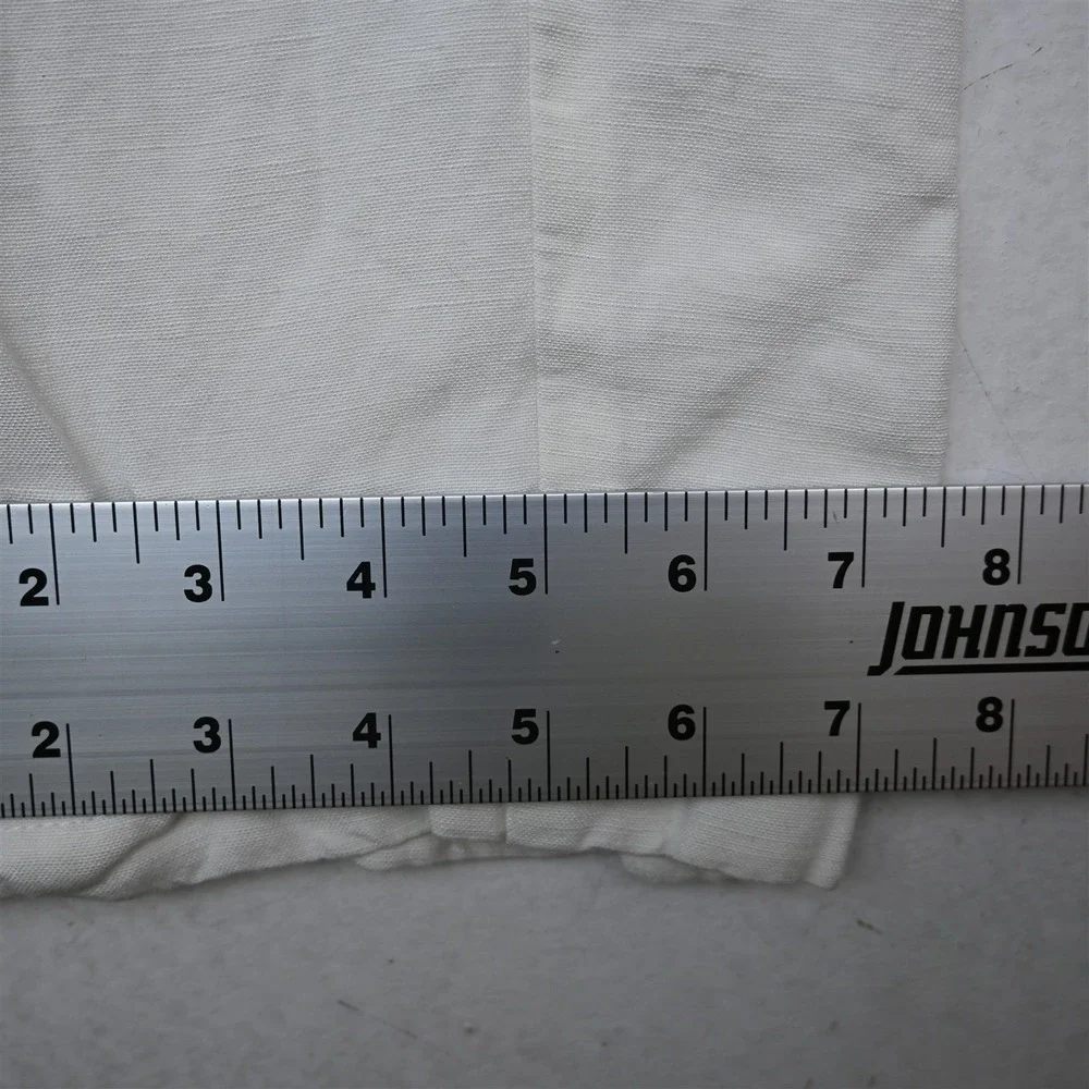 Cubavera Mx29 White Linen Drawstring Relaxed Wedding Beach Mens Pants